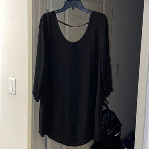 ASTR Black Shift Dress